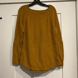 Mustard color loft sweater!